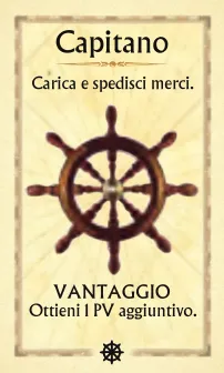 Carta ruolo Capitano in Puerto Rico